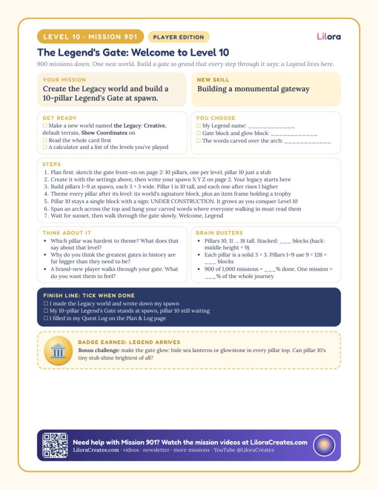 Sample page: Player Edition: mission card